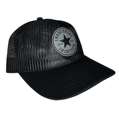 II ALL STAR Full Mesh Snap Back Hat - Gray/Black - Industrial Injection