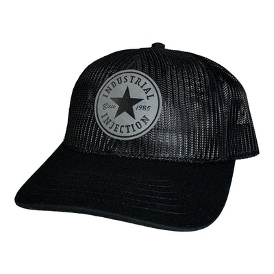 II ALL STAR Full Mesh Snap Back Hat - Gray/Black - Industrial Injection