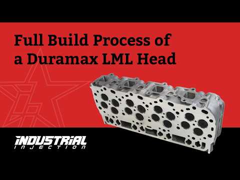 Industrial Injection 2011-2016 LML Duramax Premium Stock Plus Cylinder Heads (RH &amp; LH Set)