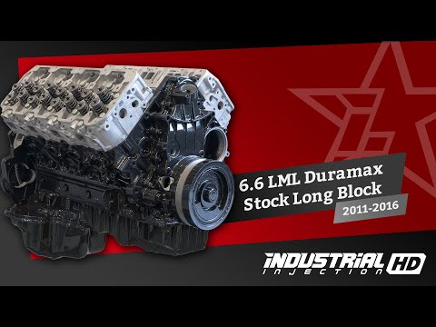 Industrial Injection LML Duramax Stock Long Block Engine (2011-2015)