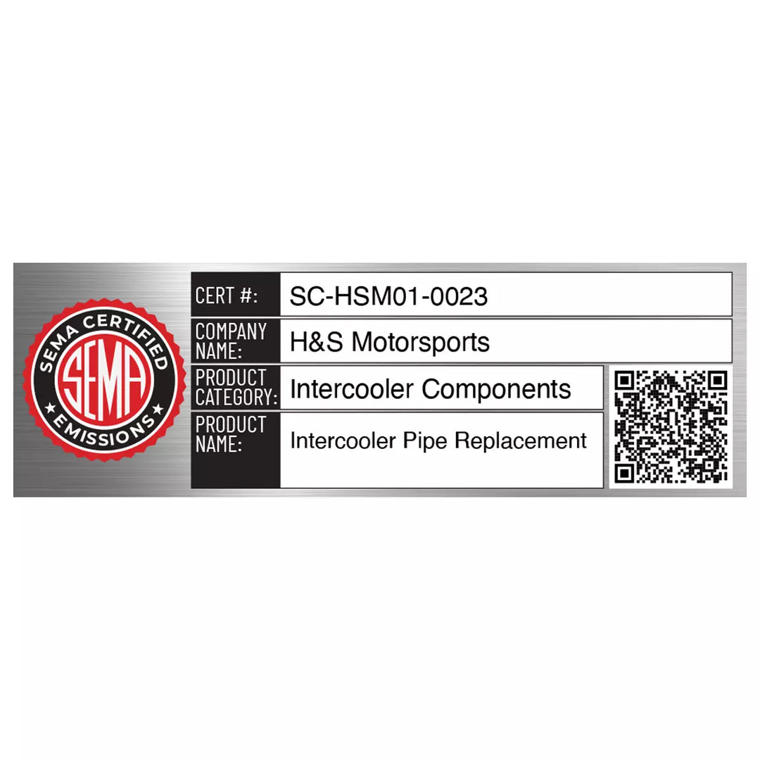 H&amp;S Motorsports 2011-2016 Ford 6.7L Silicone Intercooler Pipe Upgrade Kit - Industrial Injection