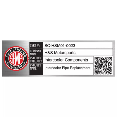 H&S Motorsports 2011-2016 Ford 6.7L Silicone Intercooler Pipe Upgrade Kit - Industrial Injection
