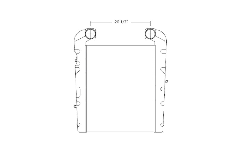 Dura-Lite  Evolution® Charge Air Cooler US-IHDAC-8A