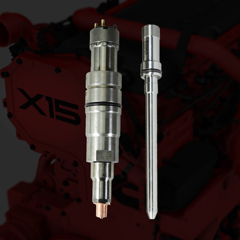 II Remanufactured Cummins X15 Injector w/Transfer Tube EPA 2017+ XPI A ...