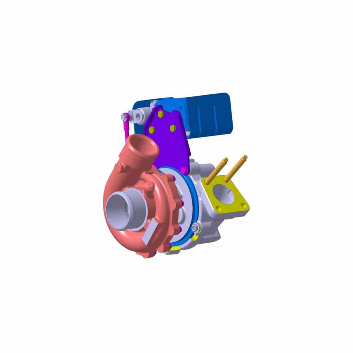 2014+ 2.8L Chevy Colorado New Stock Replacement Turbocharger - Industrial Injection