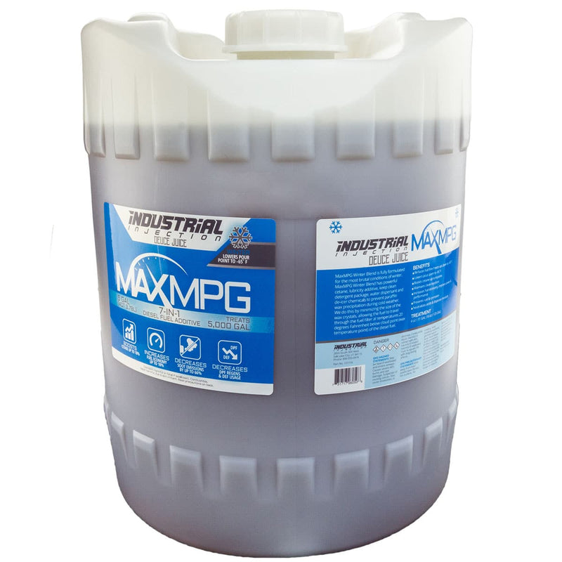 MaxMPG Winter Deuce Juice Additive 5 Gallon Container - Industrial Injection