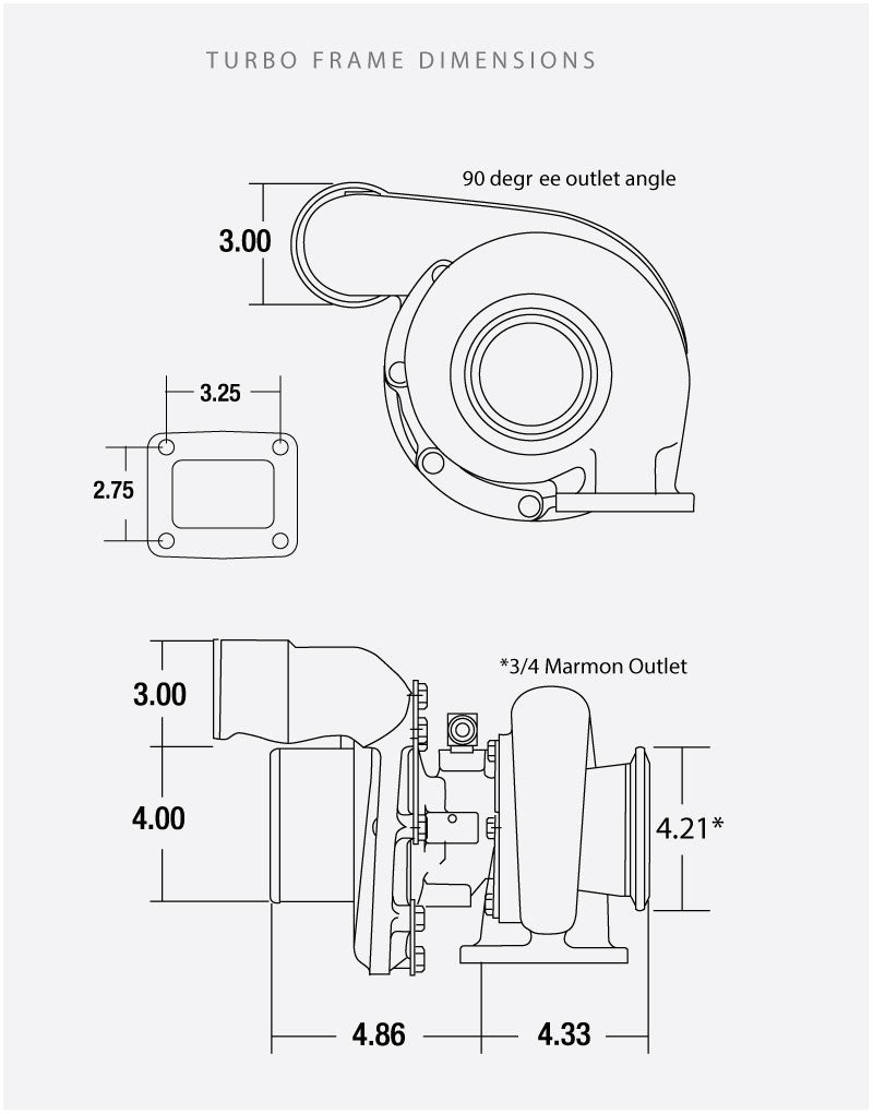 Borg Warner S300SX3 177283 (63/68/.88) - Industrial Injection