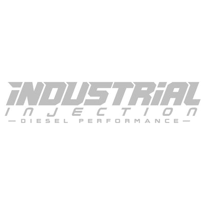 Silver Industrial Injection Logo Decals - Industrial Injection
