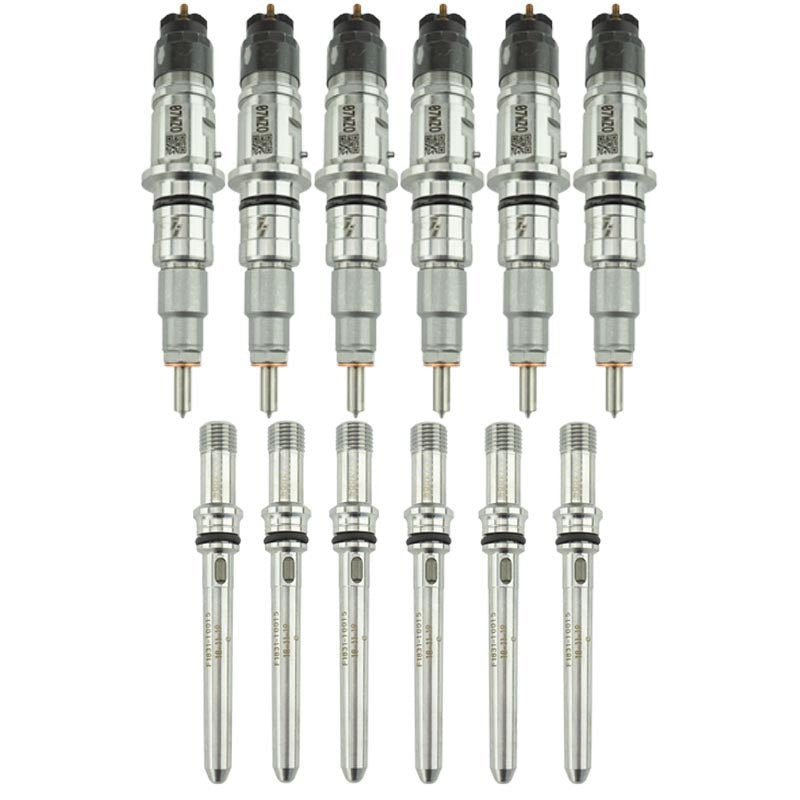 Industrial Injection Reman Stock 6.7 Cummins Injector Pack With Connecting Tubes Cab &amp; Chassis 2007.5-2010 - Industrial Injection