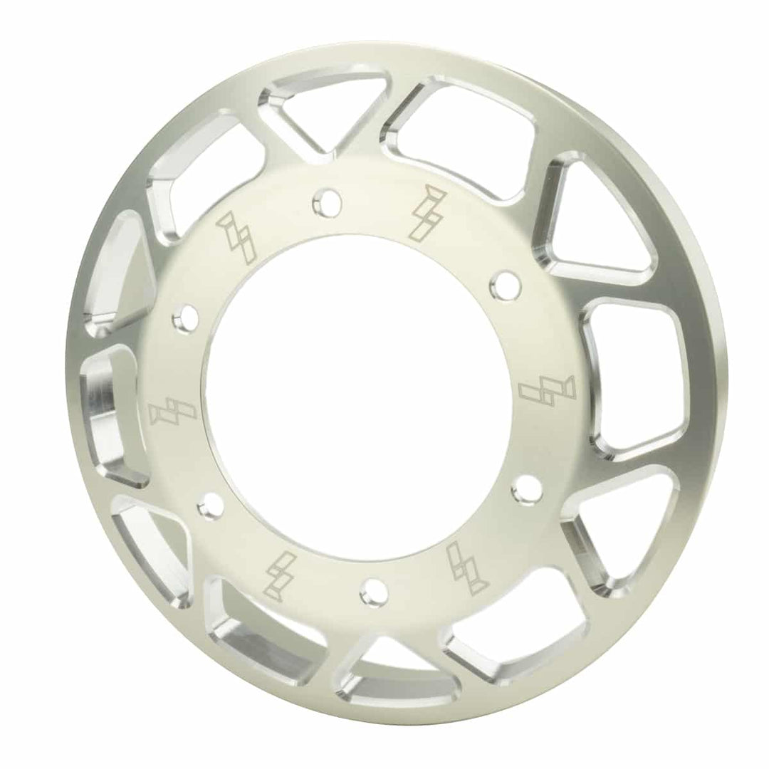 2003-12 5.9 / 6.7 Cummins Billet Fan Pulley - Clear Anodized - Industrial Injection