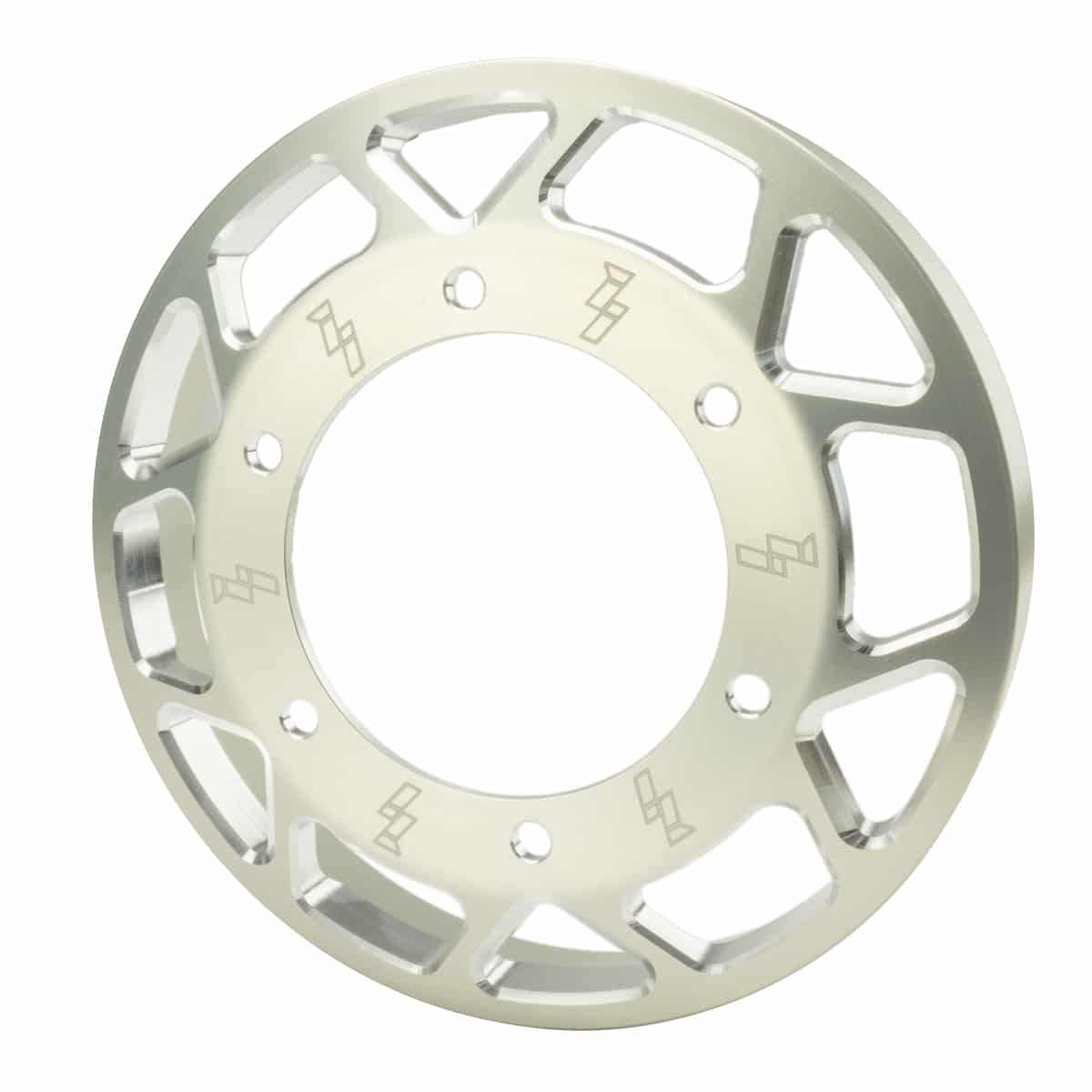 2003-12 5.9 / 6.7 Cummins Billet Fan Pulley - Clear Anodized - Industrial Injection