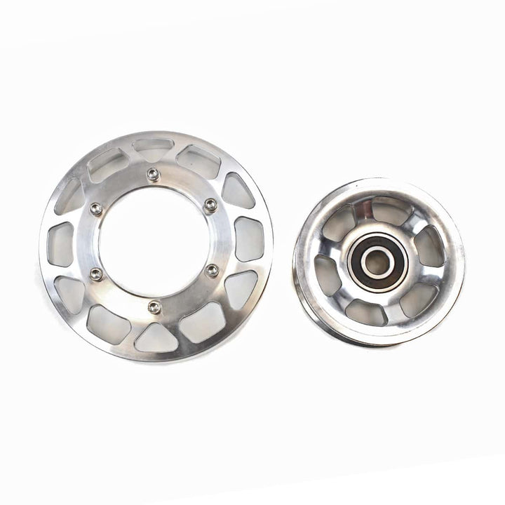 2003-2012 Cummins Billet Pulley Kit - Clear Anodized - Industrial Injection