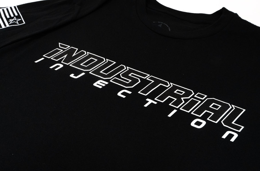 Black logo T-shirt - Industrial Injection