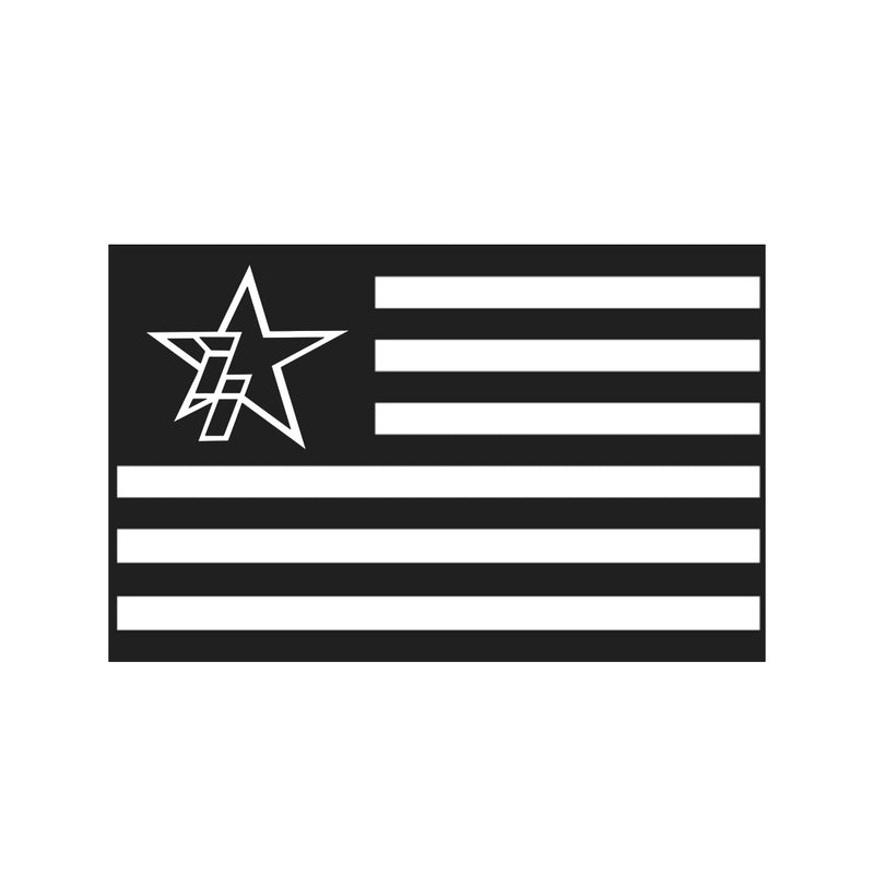American star like usa flag Royalty Free Vector Image
