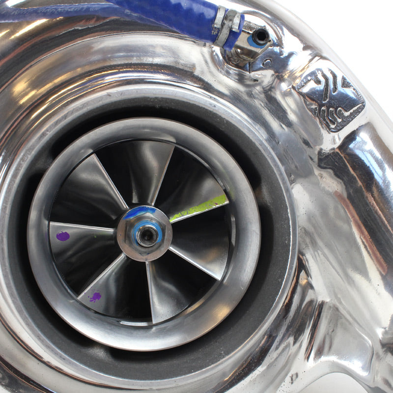5.9L 3rd Gen. 04.5-07 Silver 62 PhatShaft Turbo Large Flange (4 3/8)