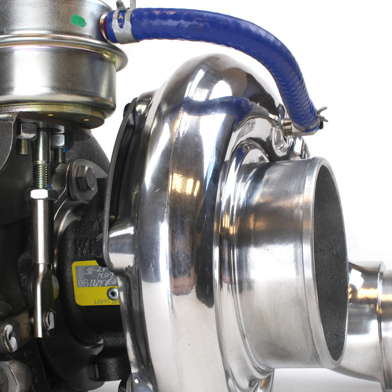 5.9L 3rd Gen. 04.5-07 Silver 62 PhatShaft Turbo Large Flange (4 3/8)