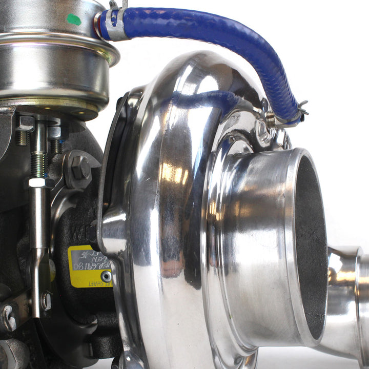 5.9L 3rd Gen. 04.5-07 Silver 62 PhatShaft Turbo Large Flange (4 3/8)