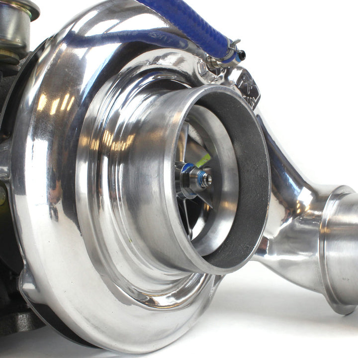 5.9L 3rd Gen. 04.5-07 Silver 62 PhatShaft Turbo Large Flange (4 3/8)